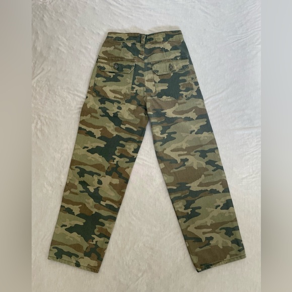 NWT Free People Remy Cropped Camo Pant Size 24 - Picture 6 of 10